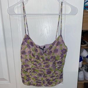 Zara Corset Floral Top